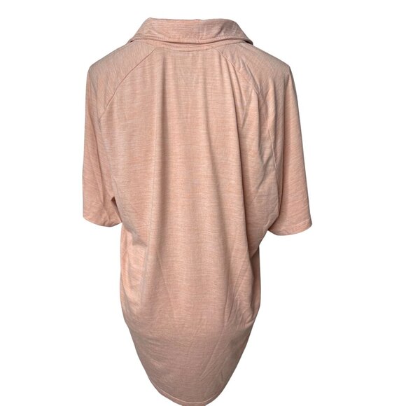 Hurley Mens Peach Polo Shirt Size L - Picture 4 of 8